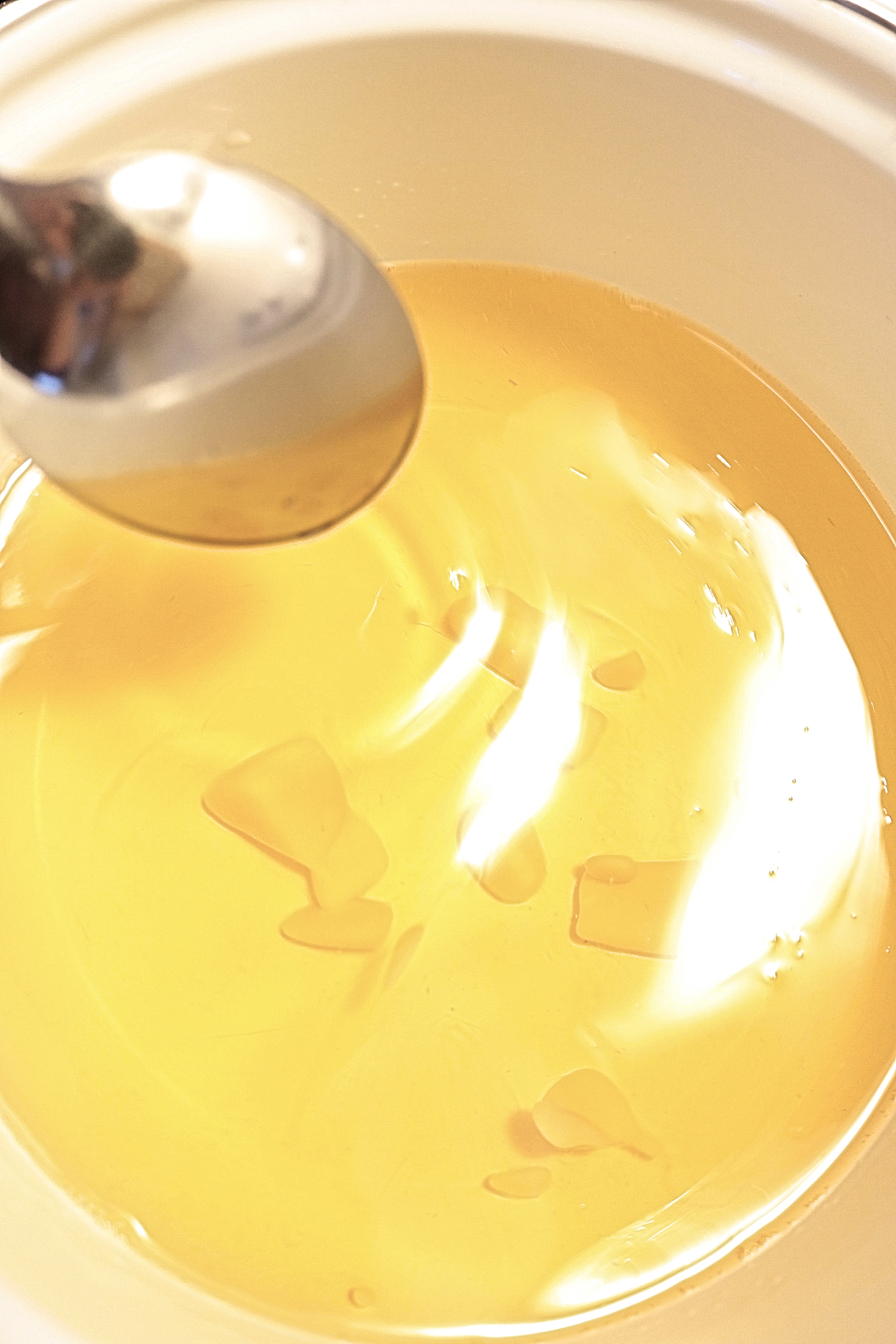 Melt beeswax in oil is one of the steps in making a miracle salve.